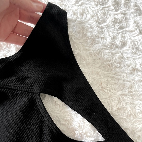 Minimalistic Classy One-Piece Bathing Suit - Bodysuit Miami Sexy Outdoors Sz M/L - Picture 2 of 3